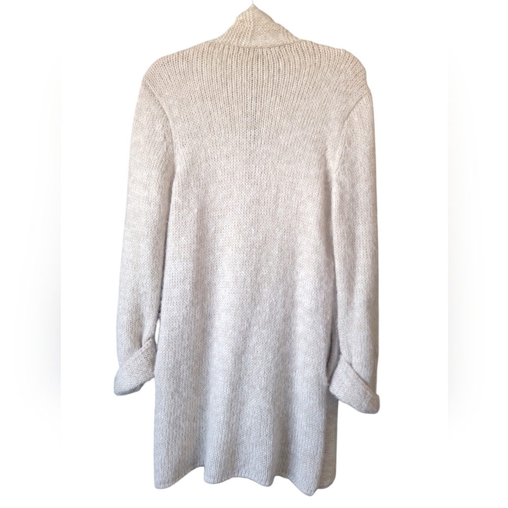 Wooden Ships Mohair Wool Blend Knitted Long Cardigan Size S/M - Picture 2 of 8